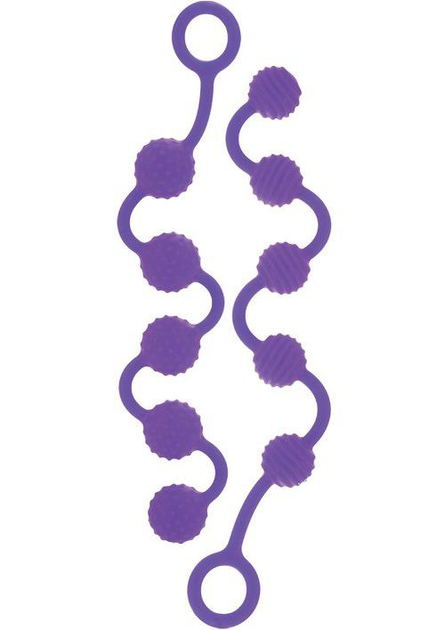 Комплект анальних кульок з силікону Posh Silicone O Anal Beads колір фіолетовий (11842017000000000) - зображення 1
