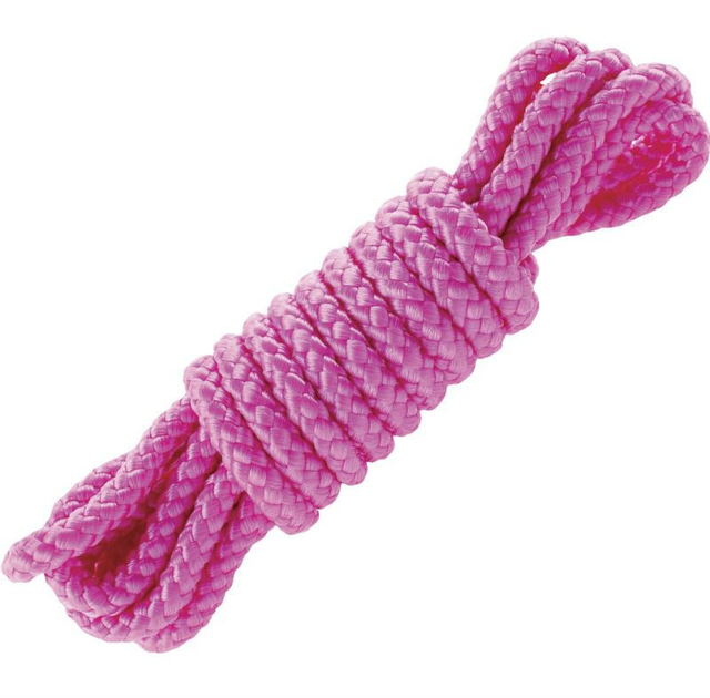 Бондажная мотузка Fetish Fantasy Mini Silk Rope 6 Feet колір рожевий (+16023016000000000) - зображення 2