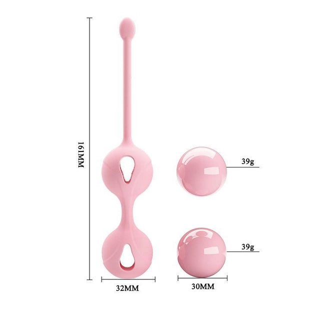 Вагинальные шарики Baile Pretty Love Kegel Tighten цвет светло-розовый (04234458000000000) - изображение 4
