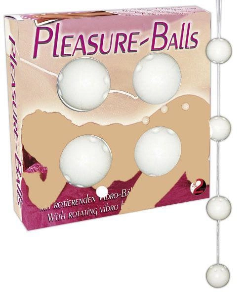 Вагінальні кульки білі Pleasure-Balls (05690000000000000) - зображення 2