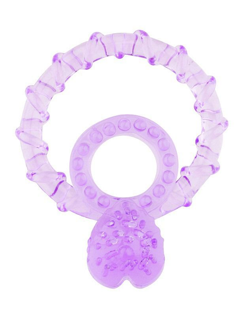 Эрекционное кольцо Basicx Tpr Double Cockring 1inch цвет фиолетовый (15289017000000000) - изображение 1