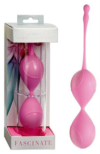 Вагінальні кульки Vibe Therapy Fascinate Balls колір рожевий (08080016000000000) - зображення 2