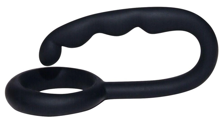 Эрекционное кольцо со стимулятором простаты Mr. Hook цвет черный (15475005000000000) - изображение 2