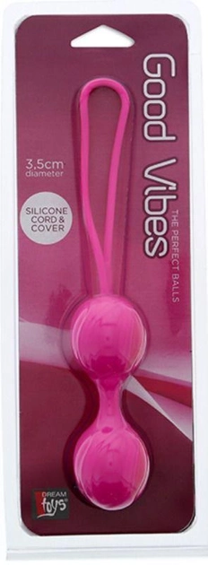 Вагинальные шарики Good Vibes The Perfect Balls цвет розовый (17465016000000000) - изображение 2