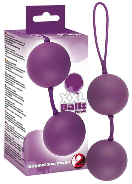 Вагінальні кульки XXL Balls колір фіолетовий (18474017000000000) - зображення 1