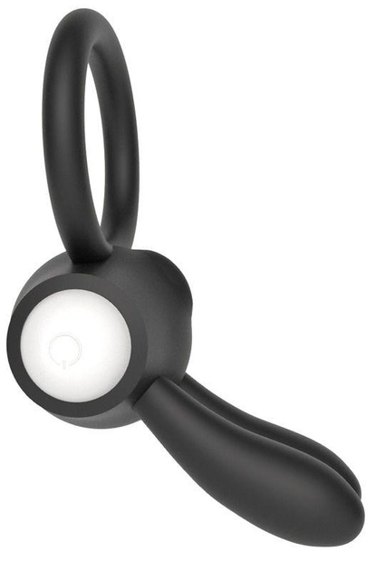 Ерекційне кільце з вібрацією Power Clit Cockring Rabbit колір чорний (18928005000000000) - зображення 1