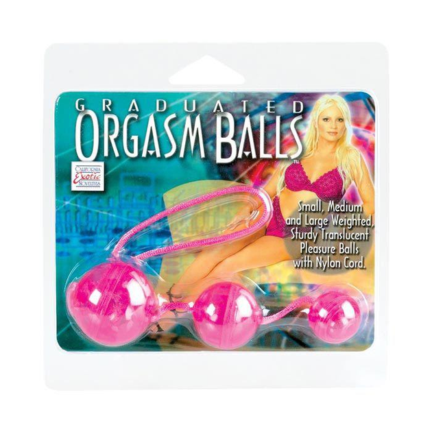 Вагинальные шарики Graduated Orgasm Balls цвет розовый (06225016000000000) - изображение 1