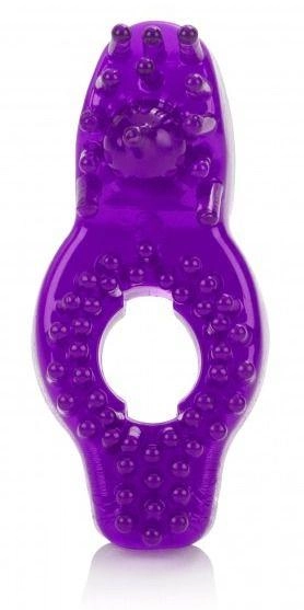 Гелевая насадка на пенис для стимуляции клитора Super Stretch цвет фиолетовый (00826017000000000) - изображение 2