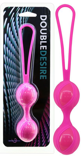 Вагінальні кульки Double Desire колір рожевий (18433016000000000) - зображення 1