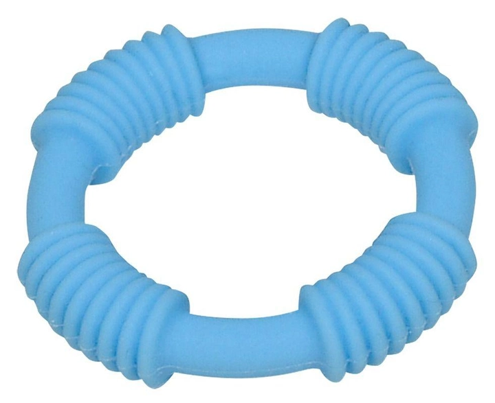 Ерекційне кільце Vibe Therapy Play Candi Cotton Pop колір блакитний (19661008000000000) - зображення 1