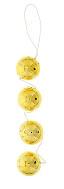 Шарики вагинальные 4 Gold Vibro Balls (00903000000000000) - изображение 1