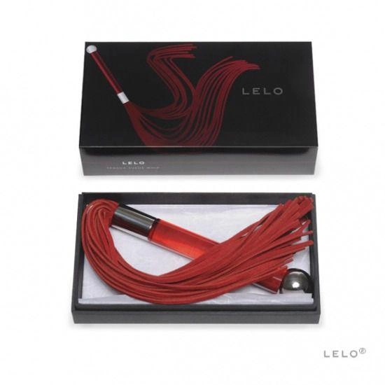 Замшева батіг LELO Sensua Suede Whip колір червоний (10690015000000000) - зображення 1