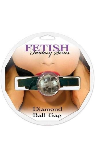 Кляп Diamond Ball Gag белый (04051000000000000) - изображение 1