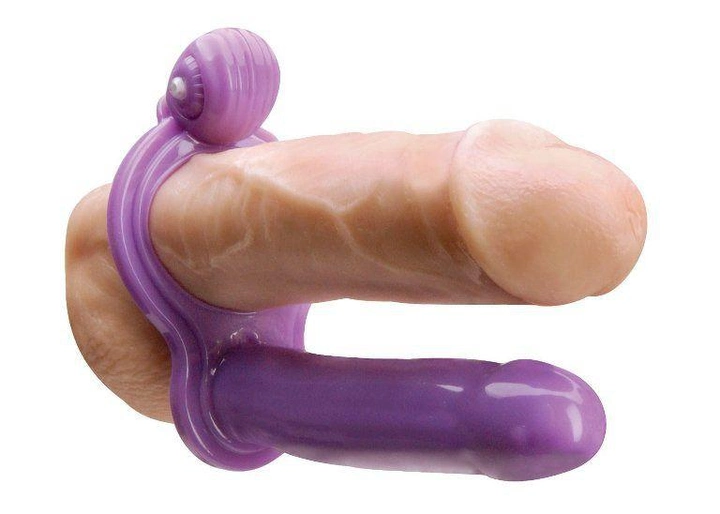 Насадка на пеніс з вібрацією My First Double Penetrator, 12.5 см (12662000000000000) - зображення 1