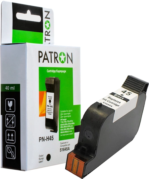 Картридж Patron HP 51645A Black (PN-H45) – фото, отзывы, характеристики ...