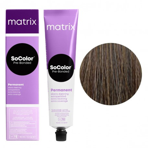 Крем-краска Matrix Socolor Beauty Extra Coverage Pre-Bonded для седых ...
