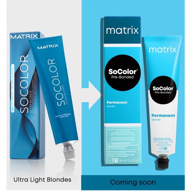 Стійка крем-фарба Matrix Socolor Pre-Bonded ULtra blond Ul-N+ Ультра блонд натуральний+ 90 мл - зображення 2