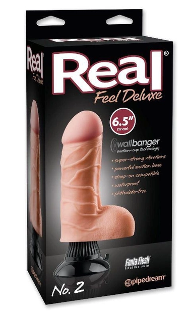 Вібратор Real Feel Deluxe №2 колір тілесний (14691026000000000) - зображення 2