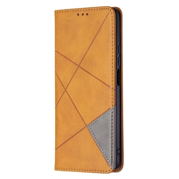 Чехол-книжка с кармашками UniCase Geometric Pattern для Xiaomi Mi 11T / 11T Pro - Brown - изображение 3