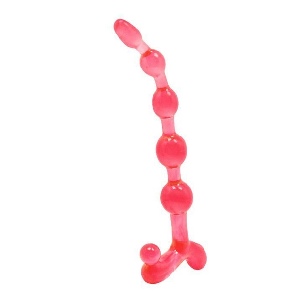 Анальний стимулятор-пробка Baile Bendy Twist колір рожевий (02618016000000000) - зображення 2