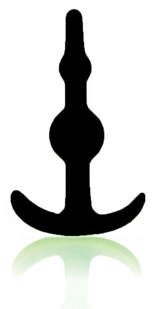 Анальний стимулятор Smiling Butt Plug колір чорний (17764005000000000) - зображення 1