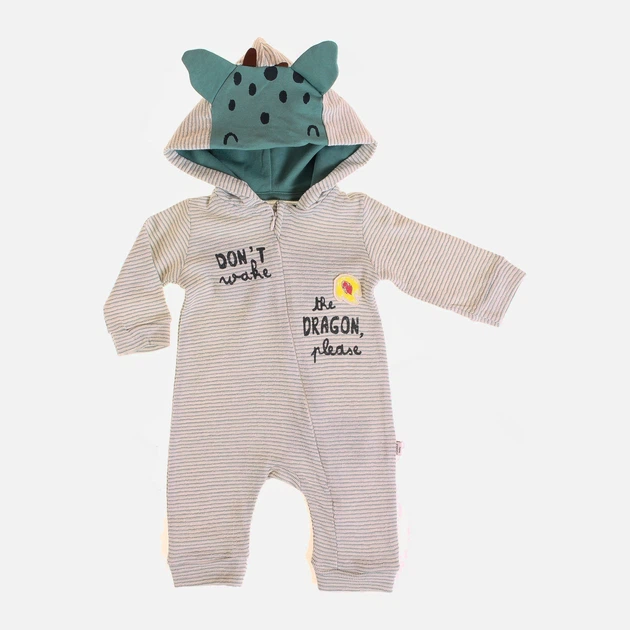 Демісезонний чоловічок Tongs Baby 2811 62 см Кремовий/Зелений