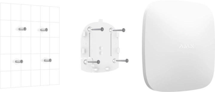 Інтелектуальна централь Ajax Hub Plus White (GSM + Ethernet + Wi-Fi + 3G) (11795.01.WH1) - зображення 3