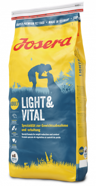 Сухой диетический корм для взрослых собак Josera Light & Vital с домашней птицей 12,5 кг - Фото 1 Сухой диетический корм для взрослых собак Josera Light & Vital с домашней птицей 12,5 кг - изображение 1