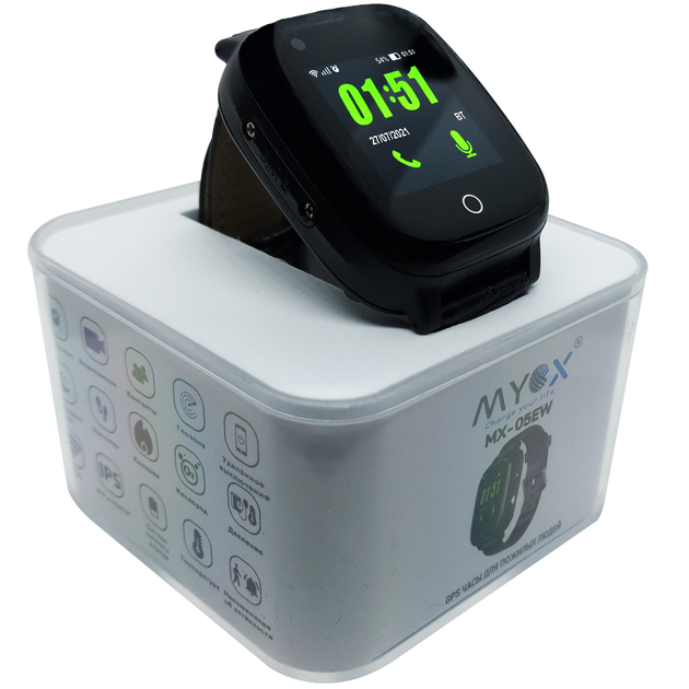 GPS часы для пожилых MYOX MX-05EWB (4G) с видеозвонком – фото, отзывы ...