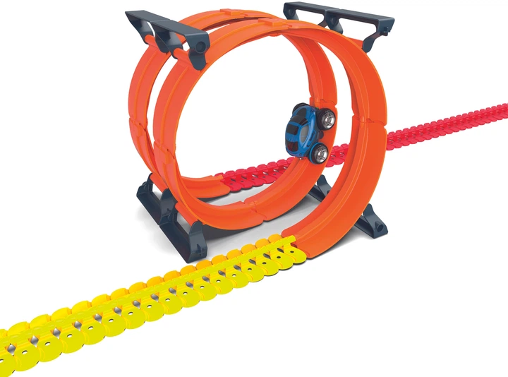 Zestaw elementów dodatkowych do toru Smoby Flexstream Double loop 23 elementy (7600180912) - obraz 2