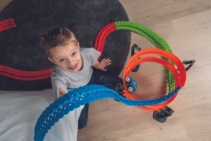 Zestaw elementów dodatkowych do toru Smoby Flexstream Double loop 23 elementy (7600180912) - obraz 8
