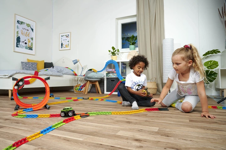 Zestaw elementów dodatkowych do toru Smoby Flexstream Double loop 23 elementy (7600180912) - obraz 14
