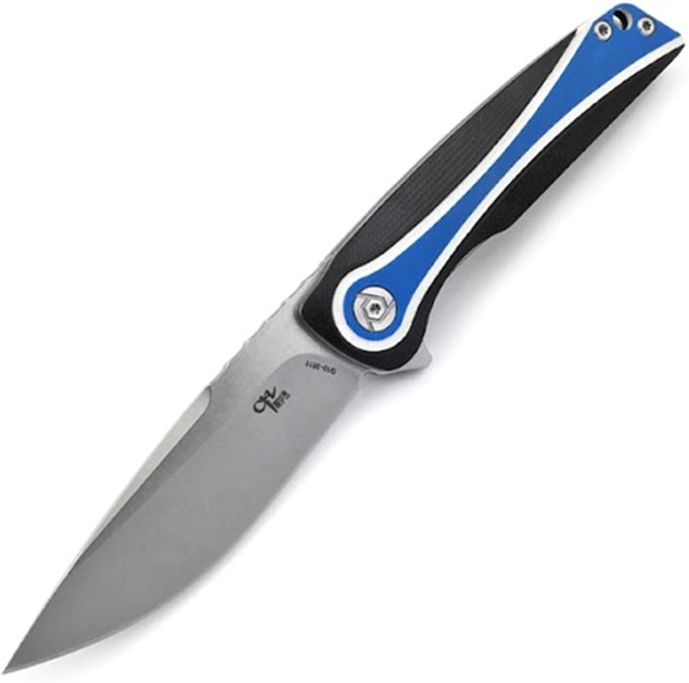Кишеньковий ніж CH Knives CH 3511-G10-blue-black - зображення 1