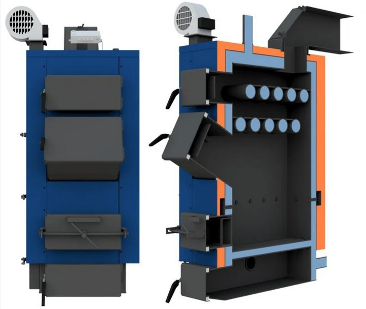 Котлы на твердом топливе длительного горения НЕУС-Вих
