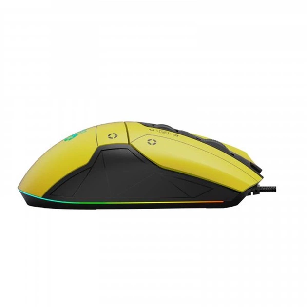 Игровая мышь A4Tech Bloody W70 Max 10000 DPI с RGB подсветкой черно-желтая - изображение 6