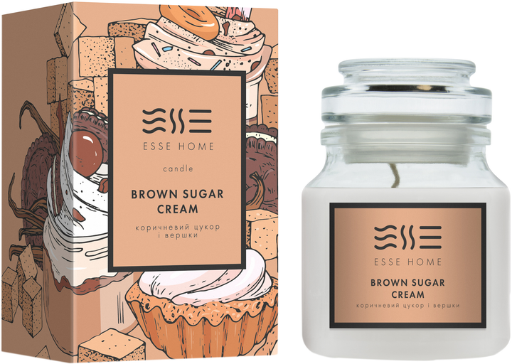 Свеча Esse серии Esse Home Brown Sugar Cream 150 г ( C-BS ) (4820239120982) - изображение 1