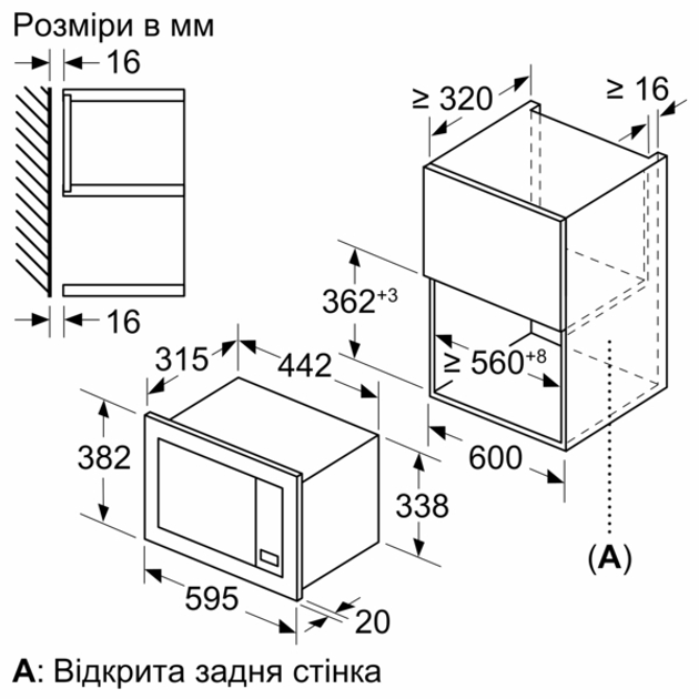 Встраиваемая микроволновая печь BOSCH BFL623MW3 - изображение 4