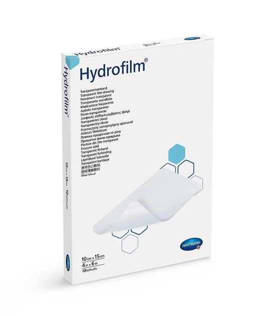Повязка пленочная прозрачная Hydrofilm 10х15см 1шт - изображение 1