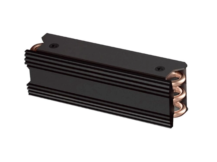 Радиатор пассивного охлаждения Alloyseed Алюминиевый для M2 SSD до 2280 Черный (1009-942-00) - изображение 1