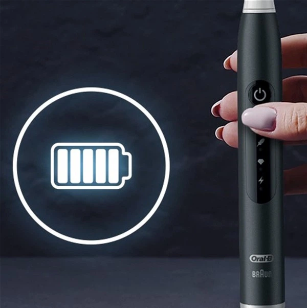 Електрична зубна щітка Oral-B Pulsonic Slim Luxe 4500 Чорна (4210201396420) - зображення 7