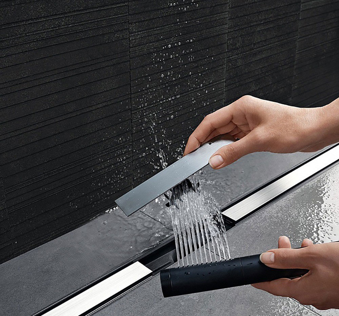 Накладка каналу для трапа GEBERIT CleanLine 20 154.450.KS.1 горизонтальний - зображення 2