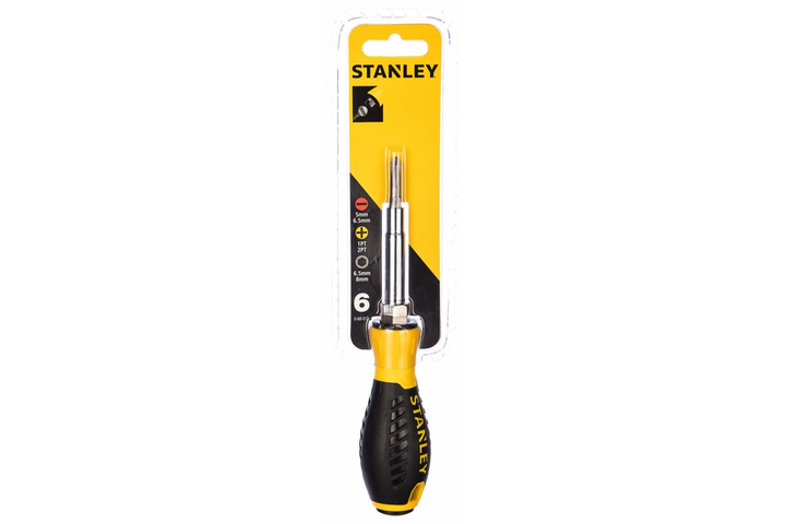 Викрутка Stanley 6 Way зі змінними бітами 6 в 1 190 мм (0-68-012) - зображення 3