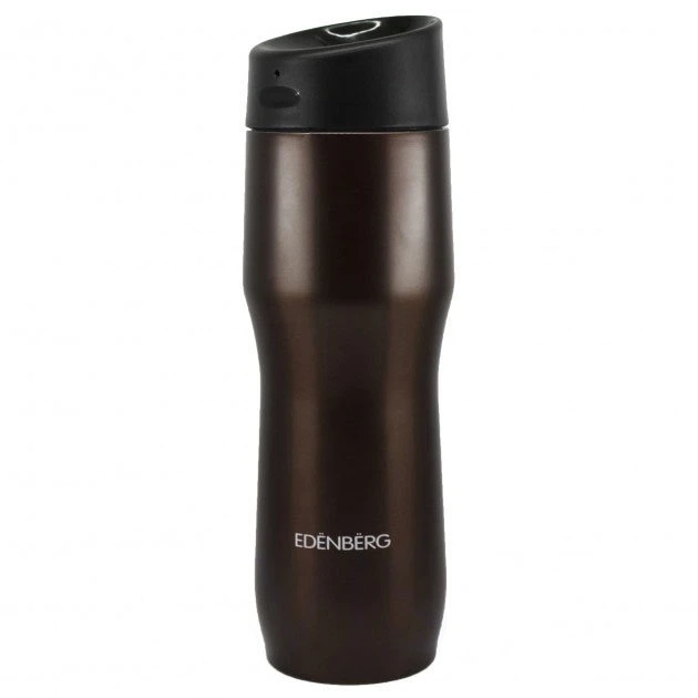Термокухоль Edenberg EB-638-Brown 480 мл коричневий - Фото 3 Термокухоль Edenberg EB-638-Brown 480 мл коричневий - зображення 3