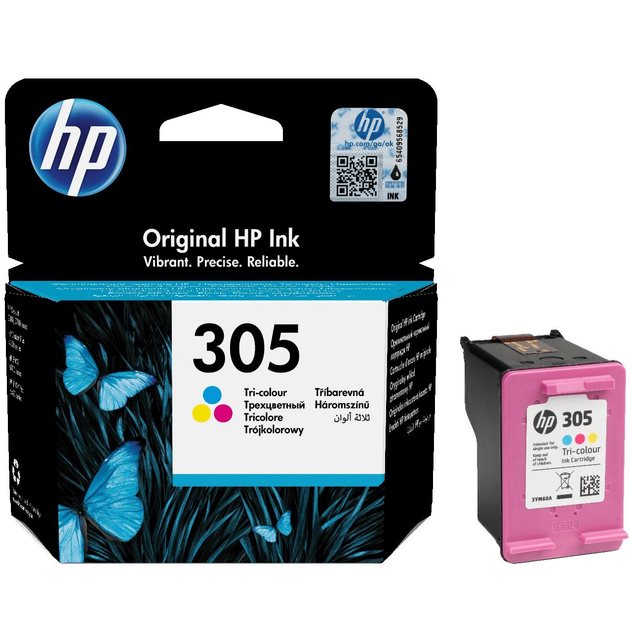 Картридж для HP DeskJet 2720 HP 305 Color 3YM60AE - Фото 2 Картридж для HP DeskJet 2720 HP 305 Color 3YM60AE - изображение 2