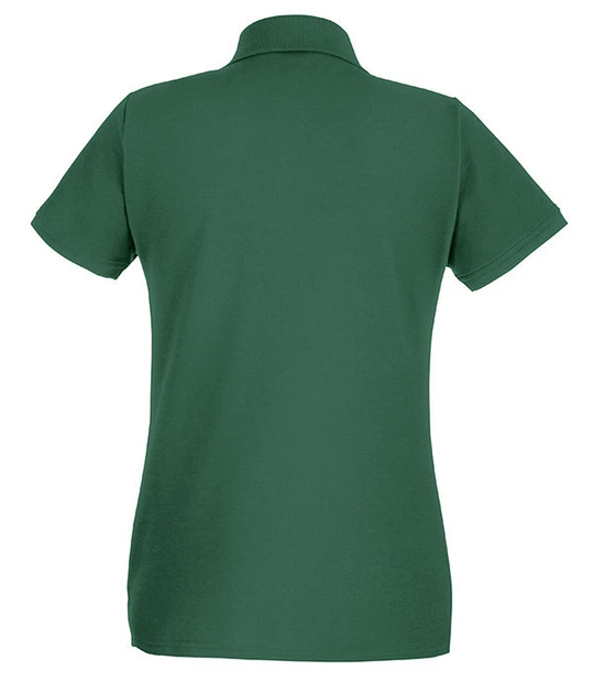 Женская тенниска поло Fruit of the Loom XL Темно-Зеленый (D063030038XL) - изображение 2