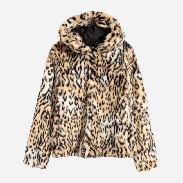 Эко шуба женская H&M Divided XAZ155824QQQV 46 Леопардовая (DD8000001635432) 