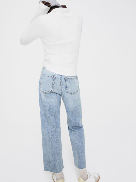 Джинсы Zara 1889/151/406-ACWX 34 Светло-синие