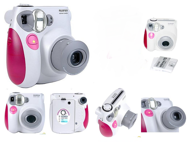 Камера моментальной печати Fujifilm Instant Camera White - Pink (instant-0011) - Фото 5 Камера моментальной печати Fujifilm Instant Camera White - Pink (instant-0011) - изображение 5