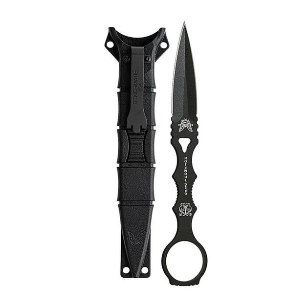 Ніж скелетний нескладною Benchmade SOCP Dagger 18.4 см (176BK) - зображення 1