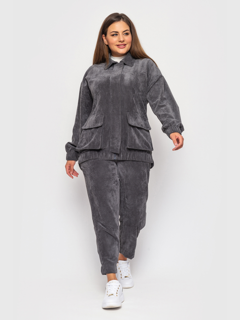 Костюм брючный "Бероль" (серый) 52 (XXL) 